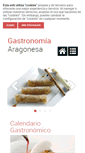 Mobile Screenshot of gastronomia-aragonesa.com